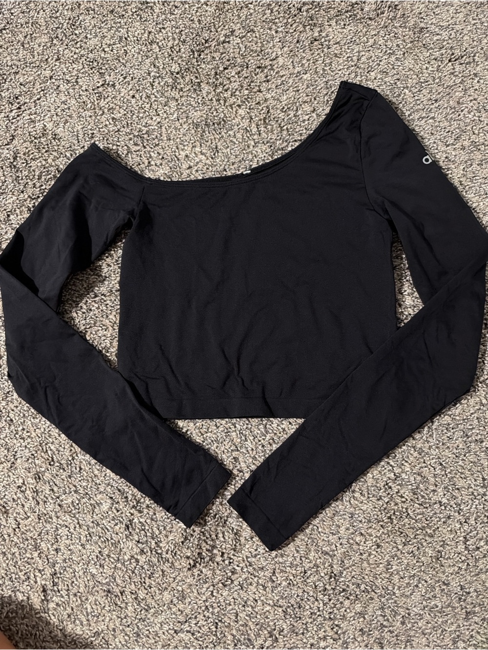 Alo Yoga Sheer Glow Asymmetric Long Sleeve